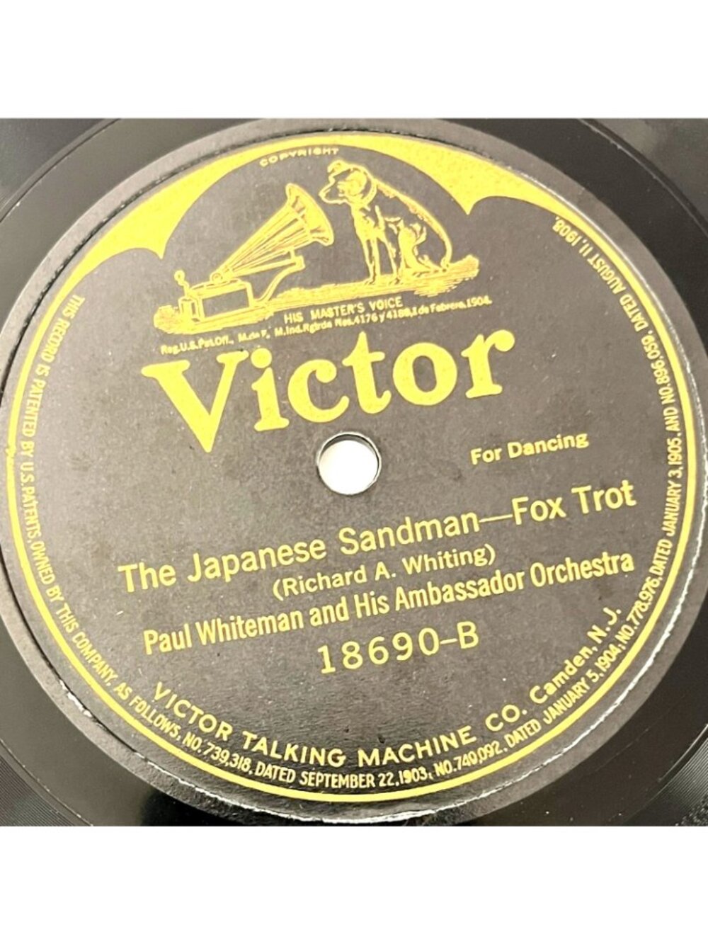Paul Whiteman - Whispering / The Japanese Sandman - Victor Record 18690 10" - Picture 4 of 4